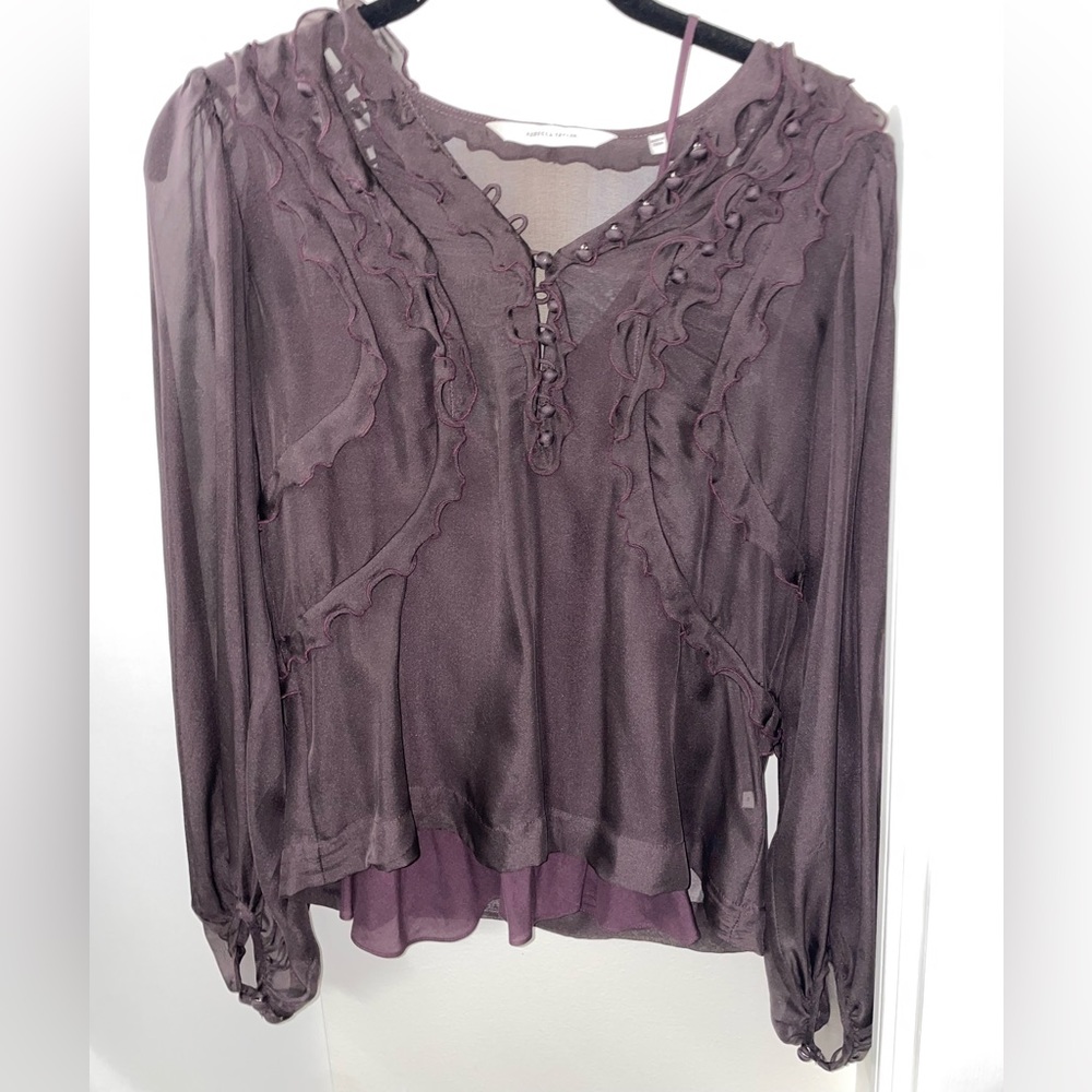 Rebecca Taylor Blouse with Slip Tank Top